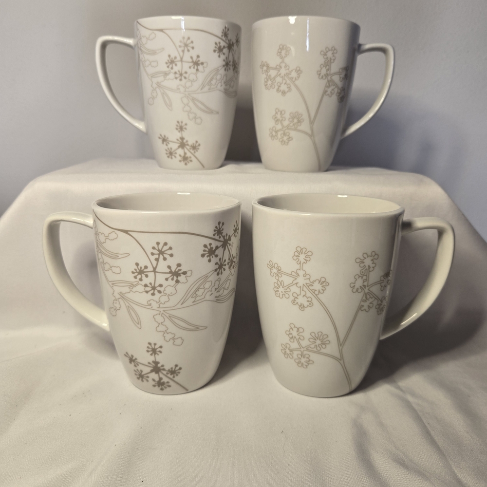 Corelle Coordinates Shadow Dance Set Of 4 Great Condition!